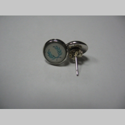 Venče, bielotyrkysový náušnica priemer 9mm (cena za 1ks)